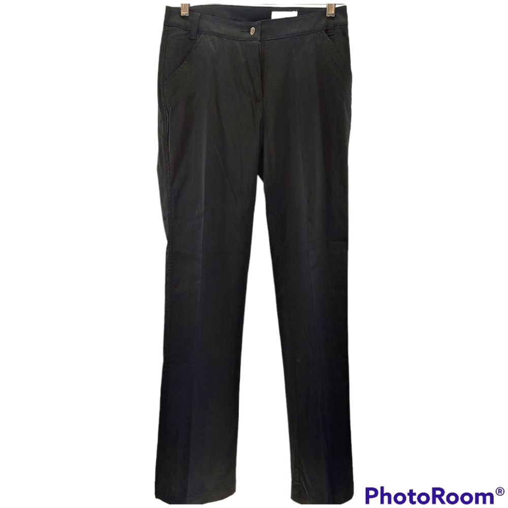 NWT Callaway Women's Black Sateen Golf Pants Size Small to Medium